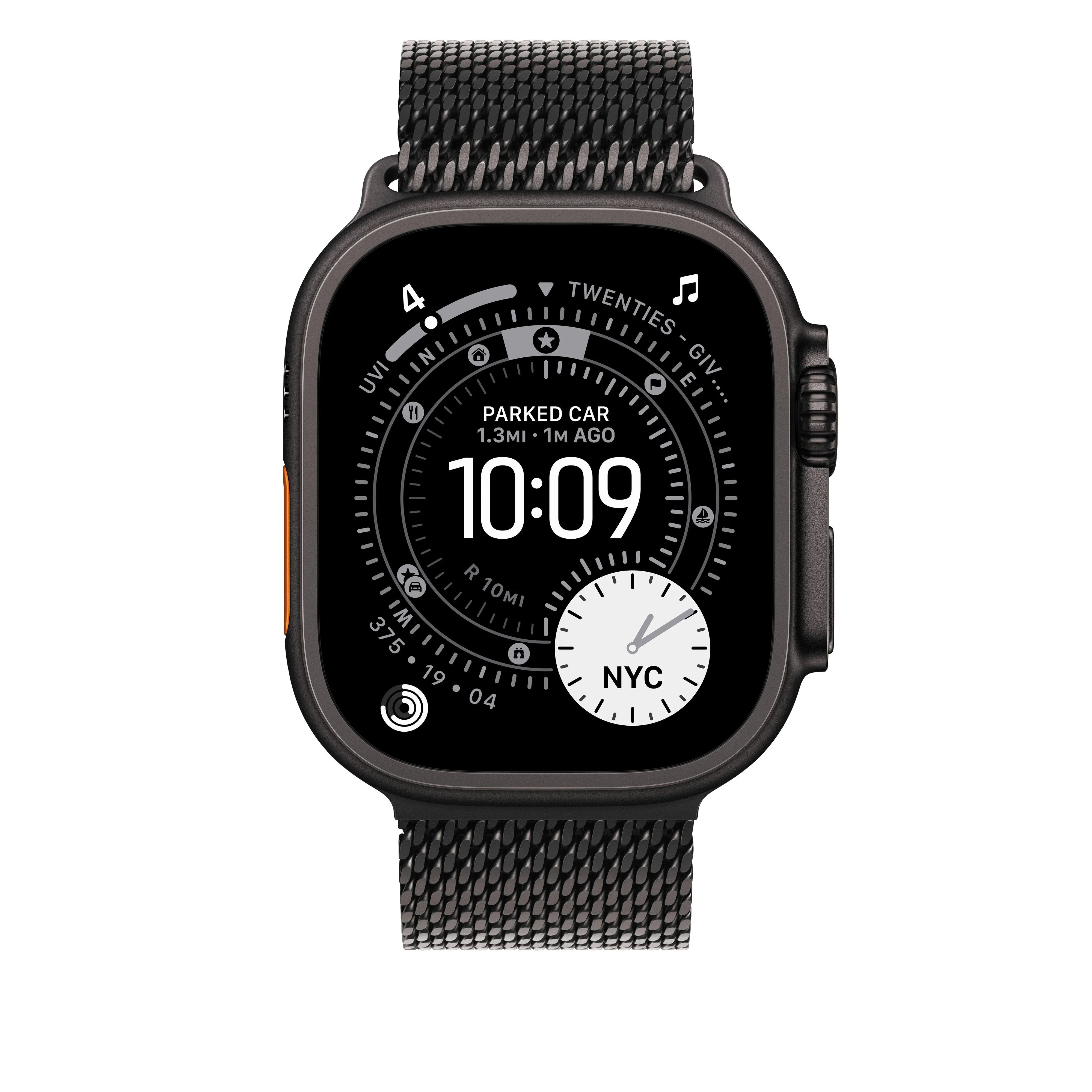 Apple 49mm Black Titanium Milanese Loop Small narukvica za Apple Watch