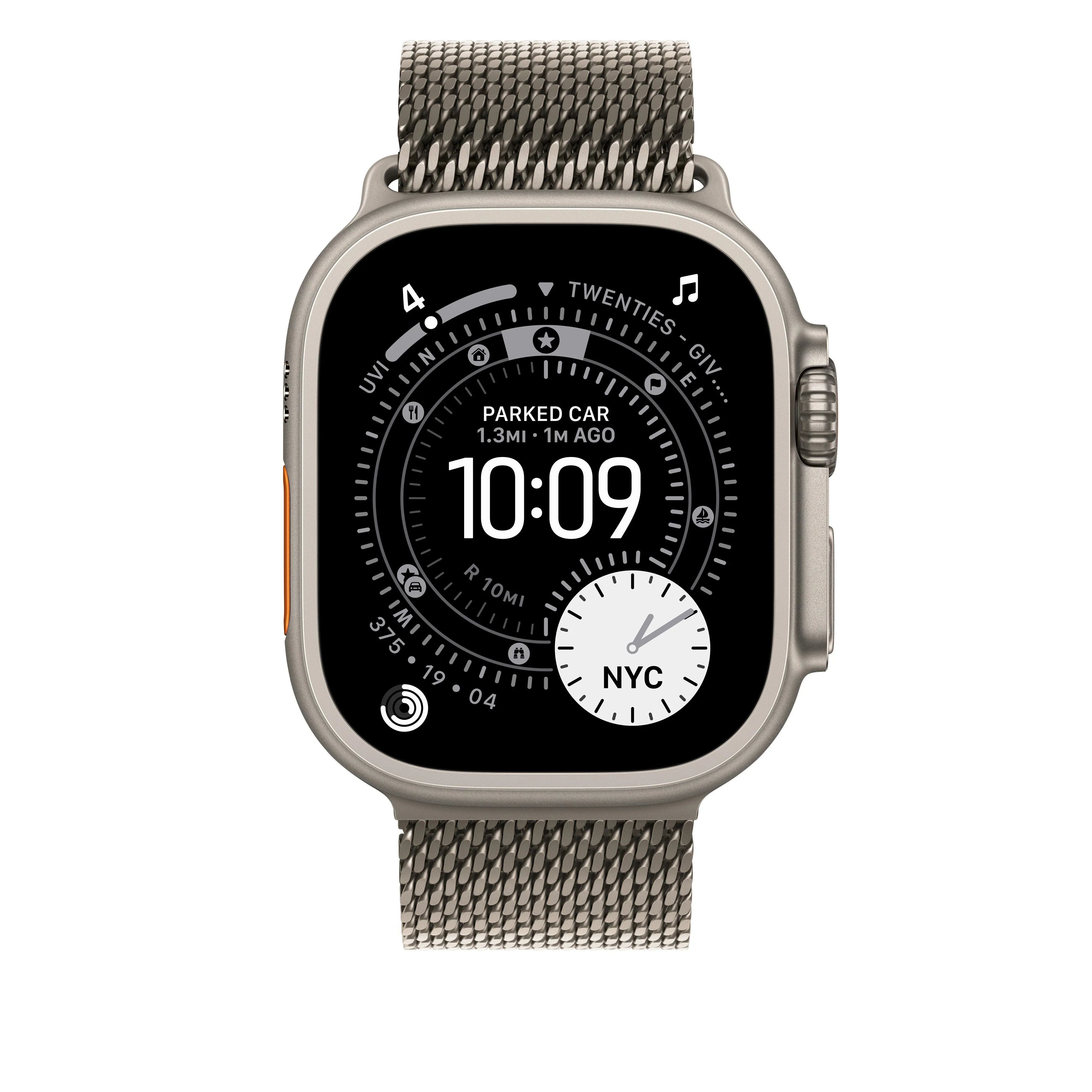 Apple 49 mm Natural Titanium Milanese Loop M narukvica za Apple Watch
