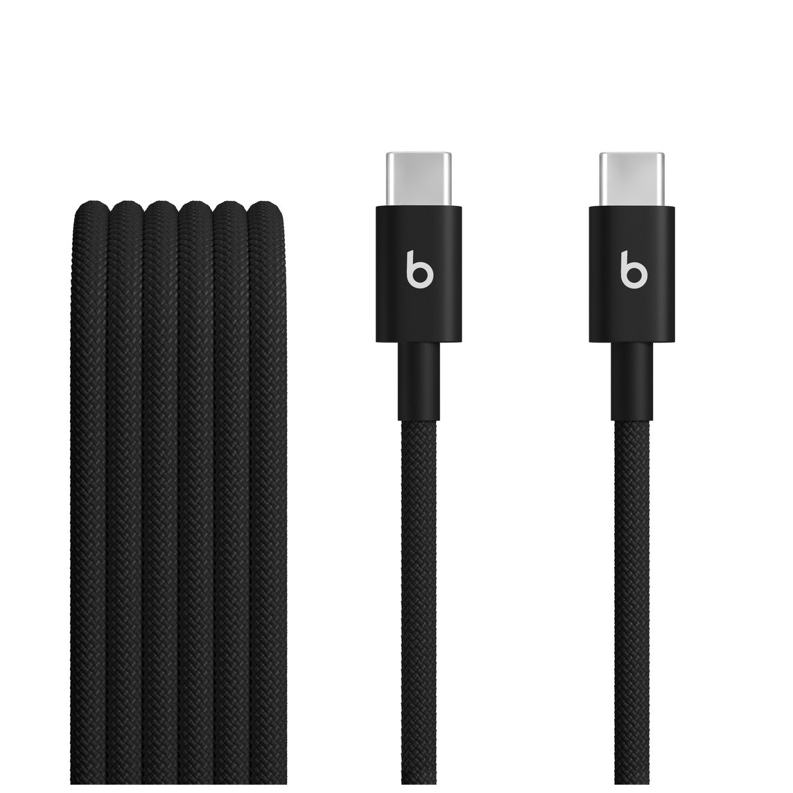 Beats USB-C na USB-C pleteni kabl 1,5 m, Bolt Black, do 60 W