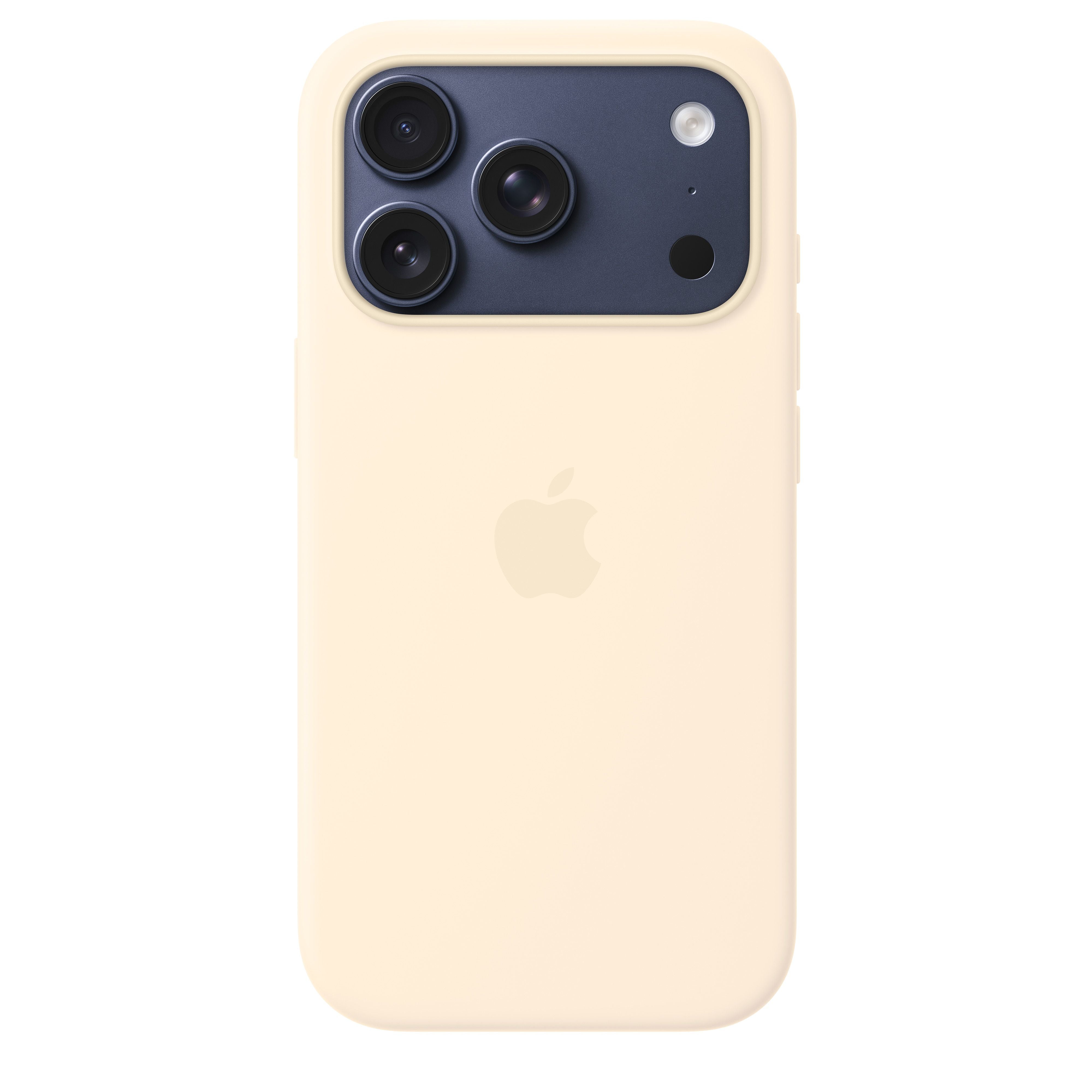 Apple iPhone 17 Pro silikonska maska sa MagSafe – Vanilla