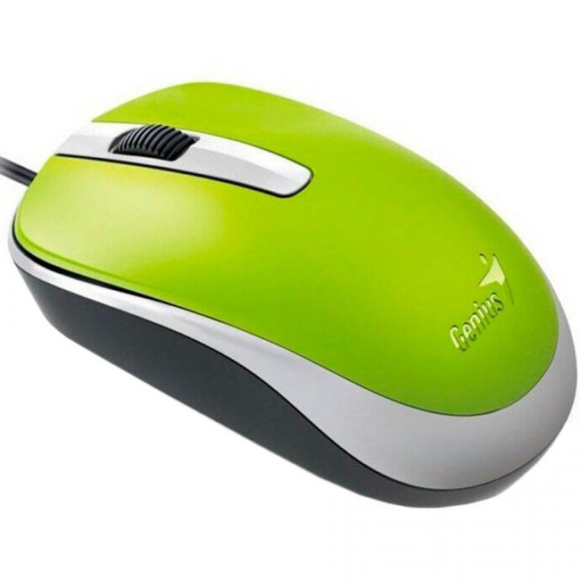 Genius DX-120 zeleni optički USB miš, 1200 DPI