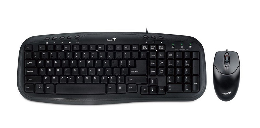 Genius Smart KM-200 USB komplet tastature i optičkog miša, crni