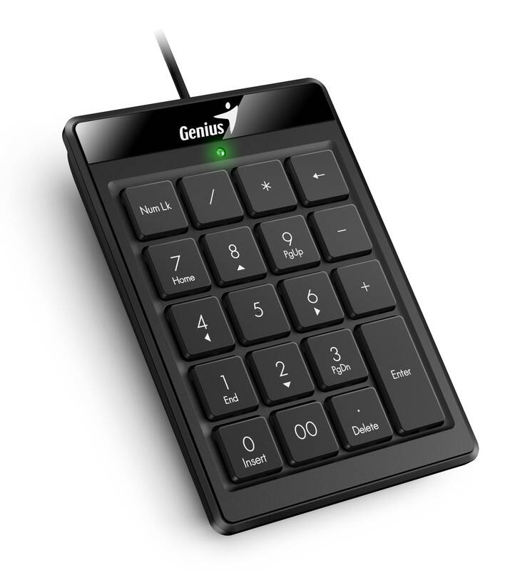 Genius NumPad 110 numerička tastatura, USB, crna, 19 tastera