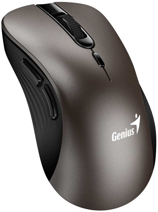 Genius Ergo 8100S Champagne Titanium tihi ergonomski miš 1600 DPI