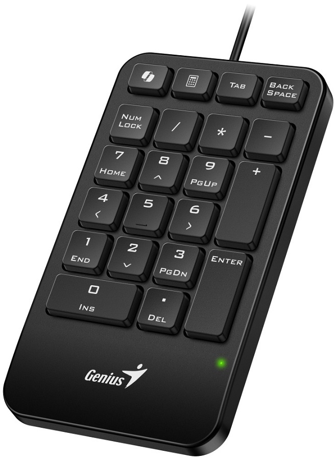Genius NumPad 125 USB-A crna numerička tastatura
