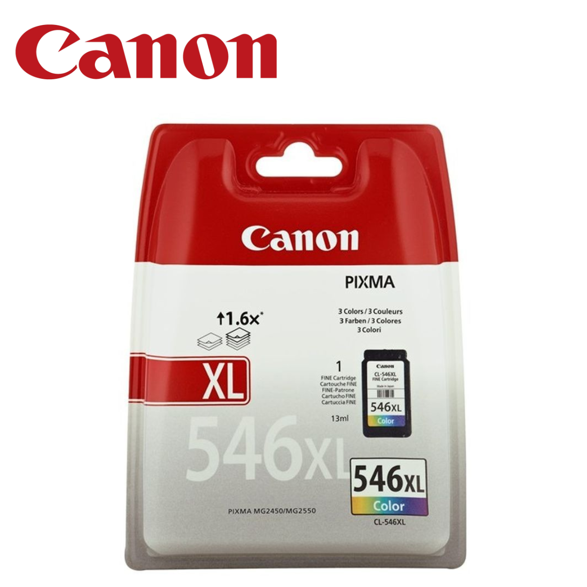 Canon CL-546XL originalna trobojna FINE patrona, 13 ml