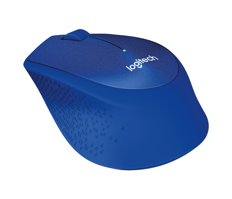 Logitech M330 Silent Plus plavi bežični miš 1000 dpi
