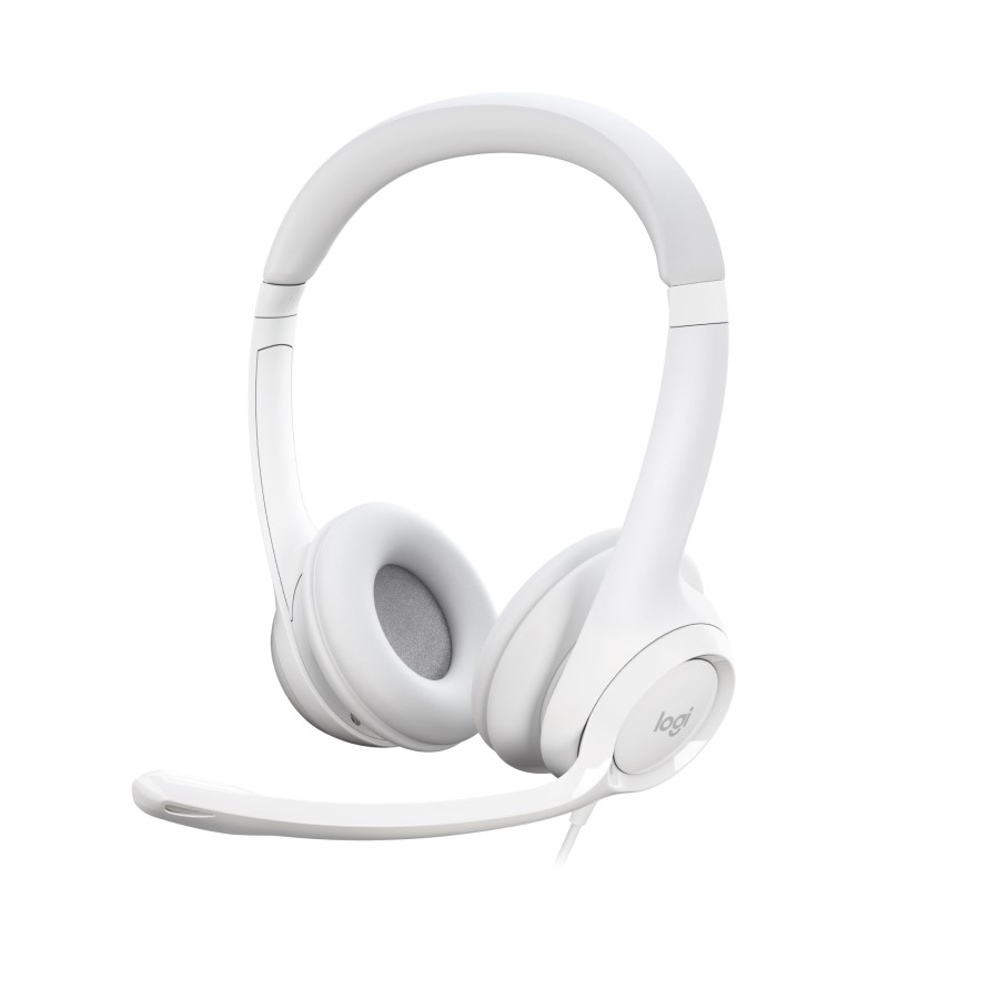 Logitech H390 USB stereo slušalice sa mikrofonom, Off-White