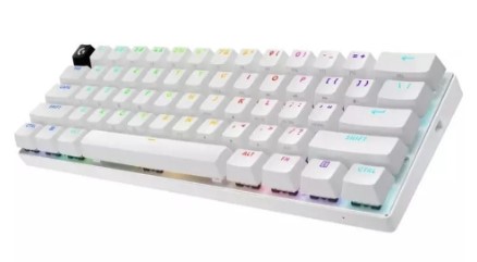Logitech G PRO X 60 LIGHTSPEED bežična gejming tastatura, bela, US International, tactile