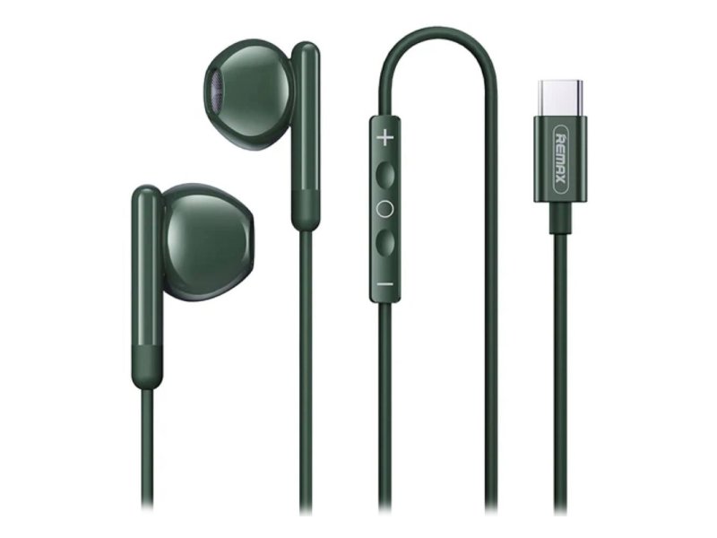 REMAX RM-522a crne žične bubice sa USB Type-C priključkom