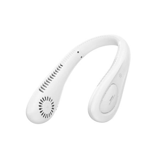 REMAX F30 Hurricane Bladeless beli ventilator za vrat 4000 mAh