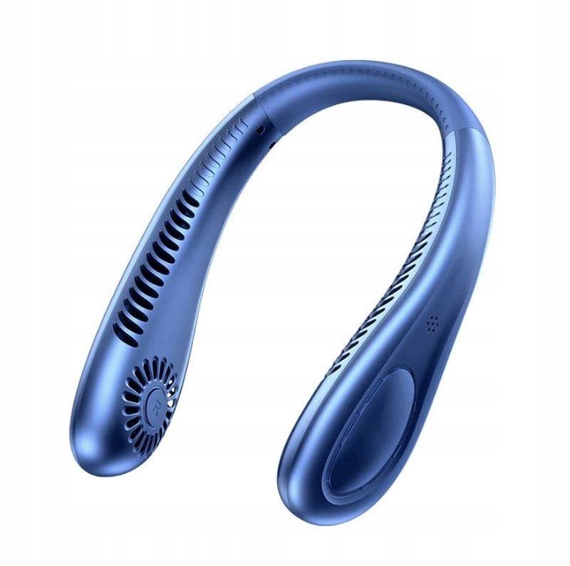 Remax F30 tamnoplavi bezlopatni ventilator za vrat, 4000 mAh