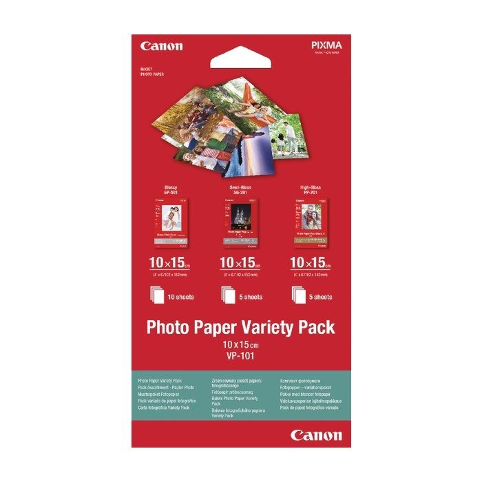 Canon VP-101 raznovrstan foto-papir 10 × 15 cm, 20 listova