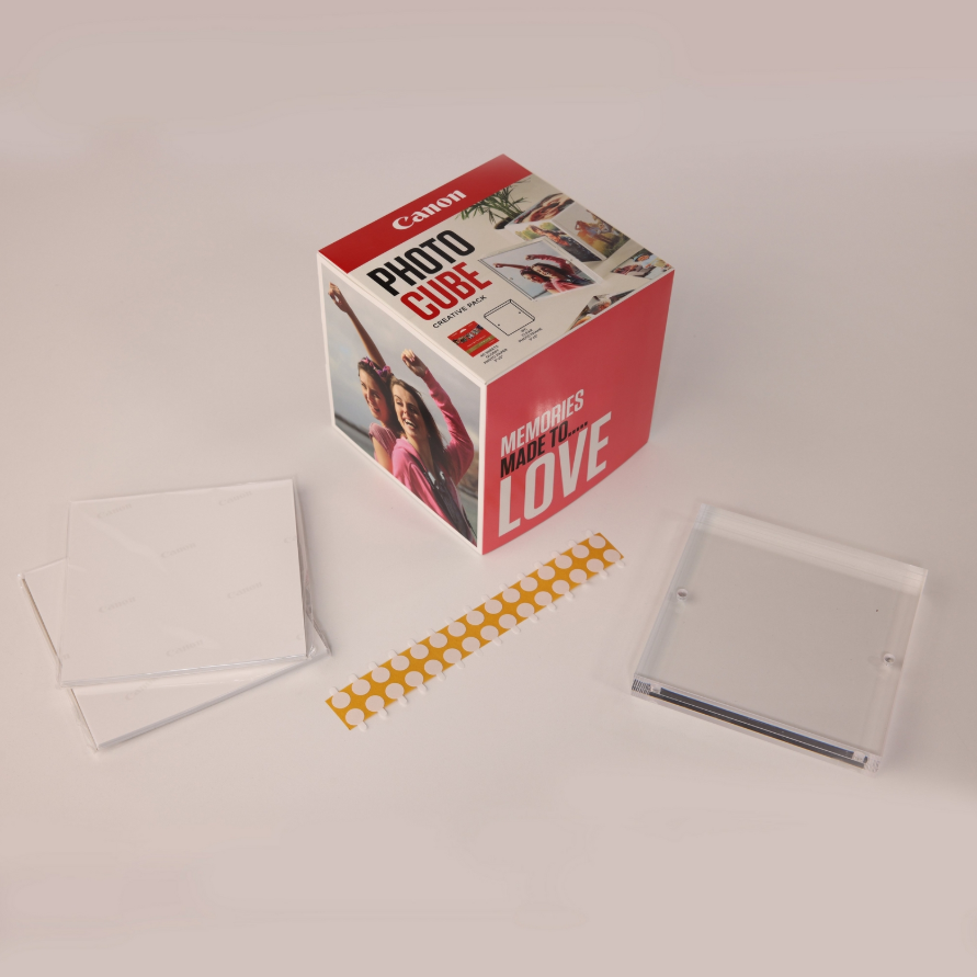 Canon Photo Cube PP-201 kreativni set sa 40 sjajnih foto-listova 13 × 13 cm