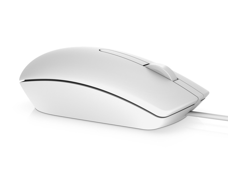 Dell MS116 beli žični optički miš 1000 DPI