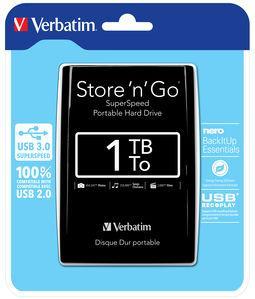 Verbatim Store ’n’ Go 53023 eksterni HDD 1 TB crni