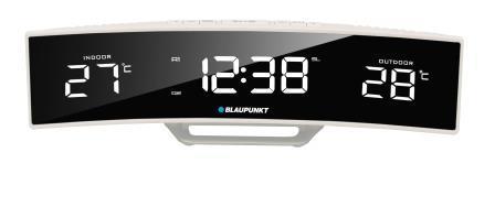 Blaupunkt CR12WH beli digitalni sat sa FM radiom i senzorom temperature