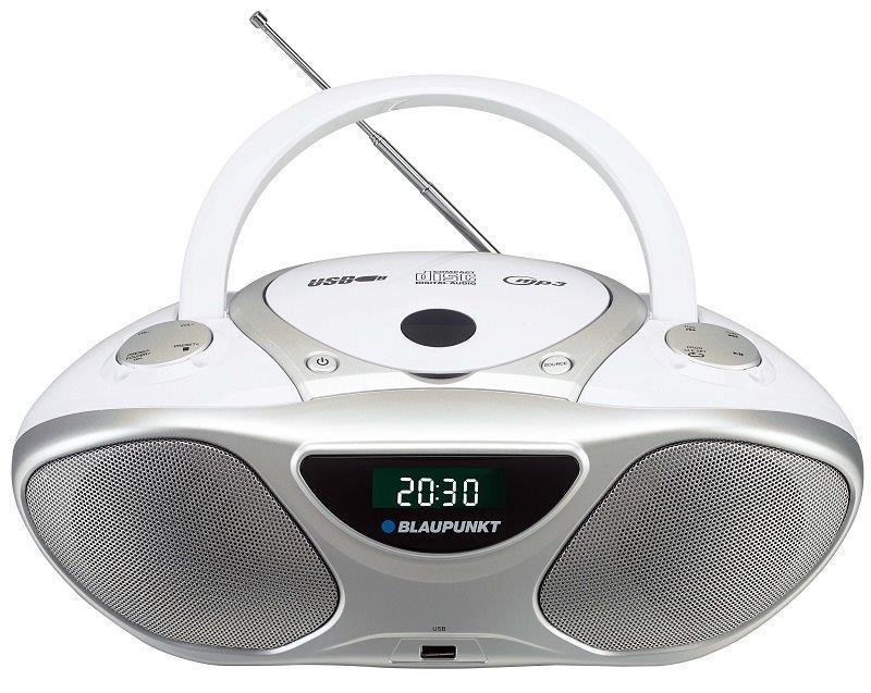 Blaupunkt BB14WH beli CD/MP3 boombox sa FM radiom i USB priključkom