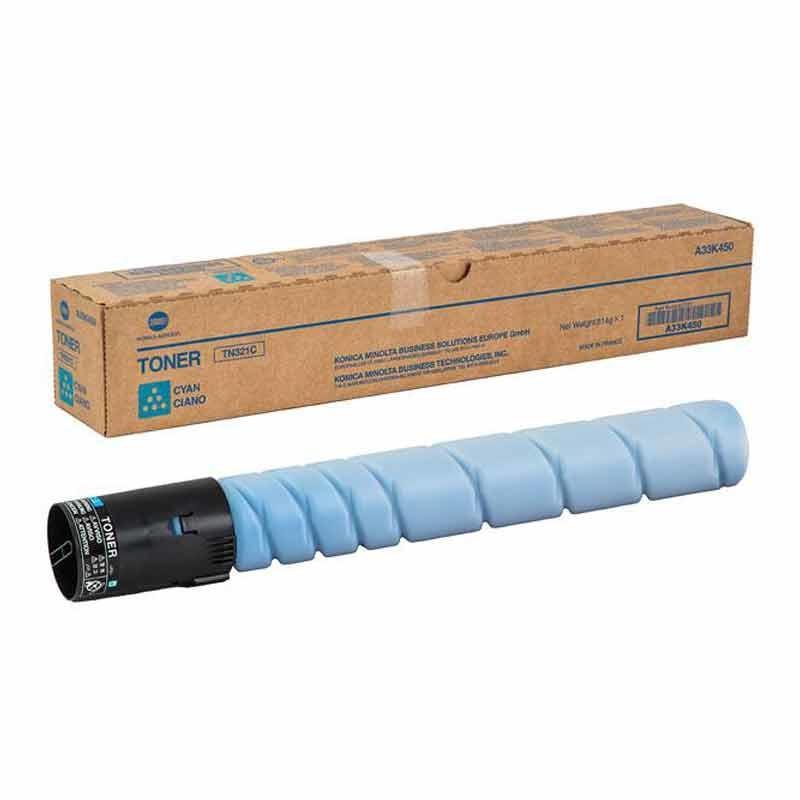 Konica Minolta TN-321C cyan toner A33K450, 25.000 strana