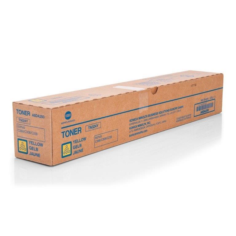 Konica Minolta TN-324Y A8DA250 žuti toner, 26.000 strana