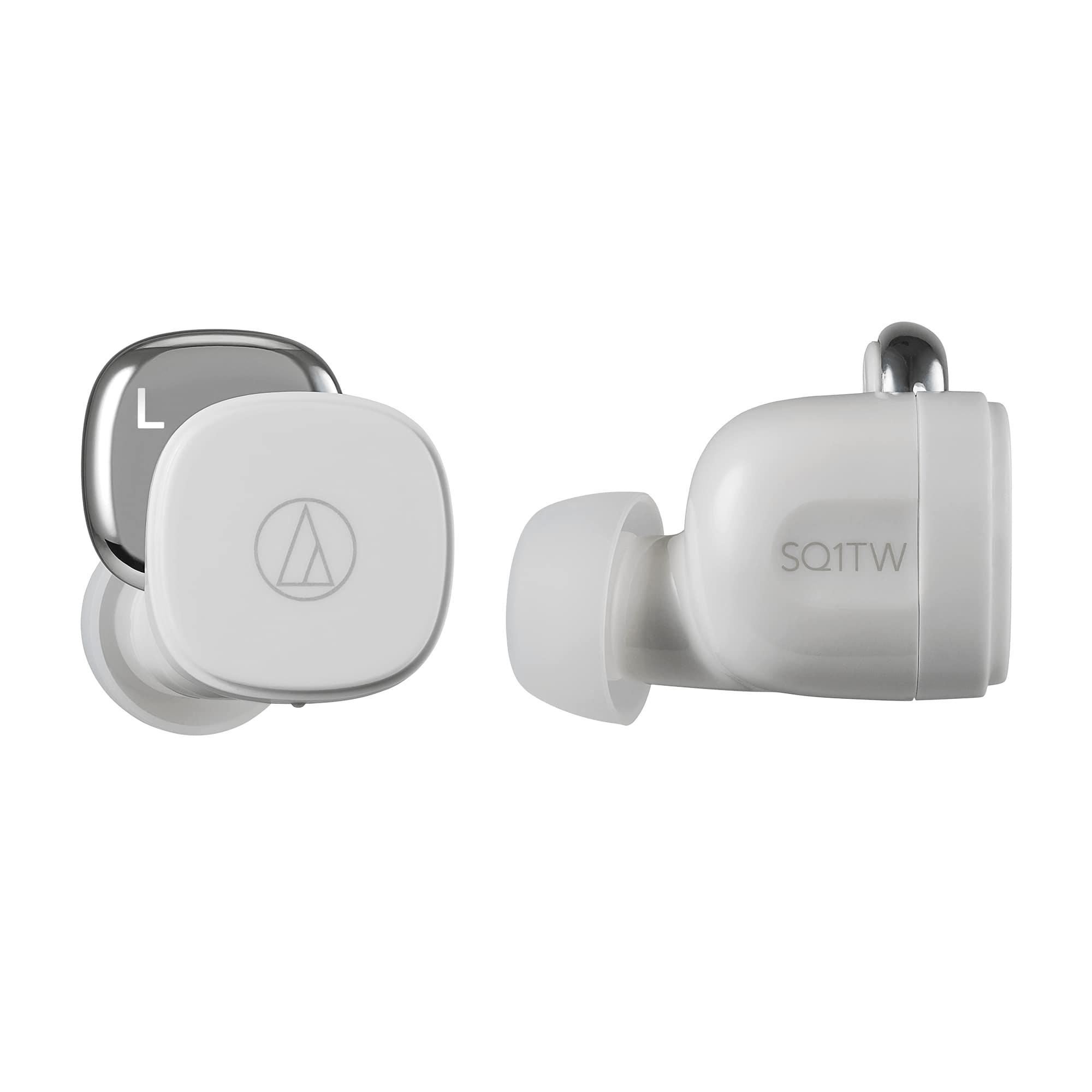 Audio-Technica ATH-SQ1TWWH bežične TWS slušalice bele