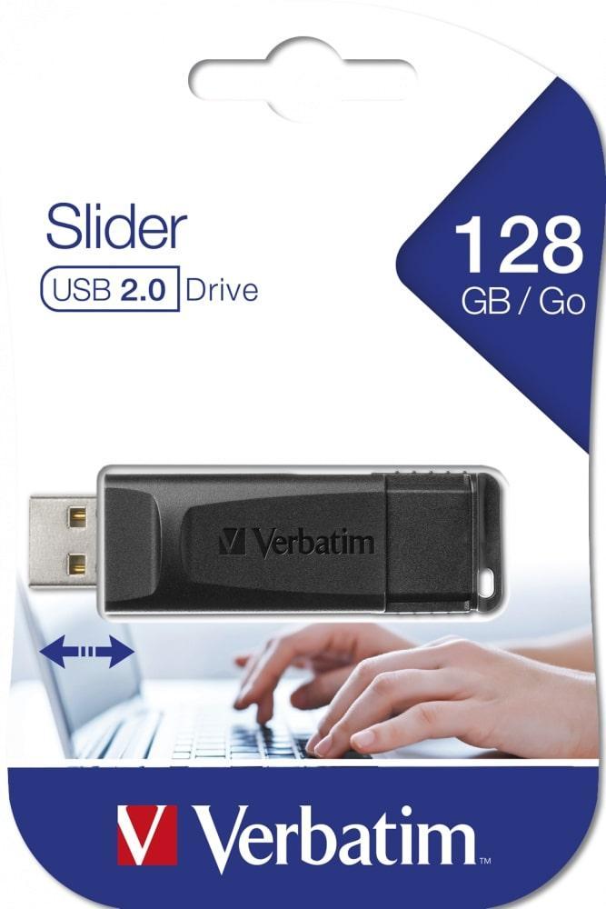 Verbatim Slider USB fleš 128 GB USB 2.0