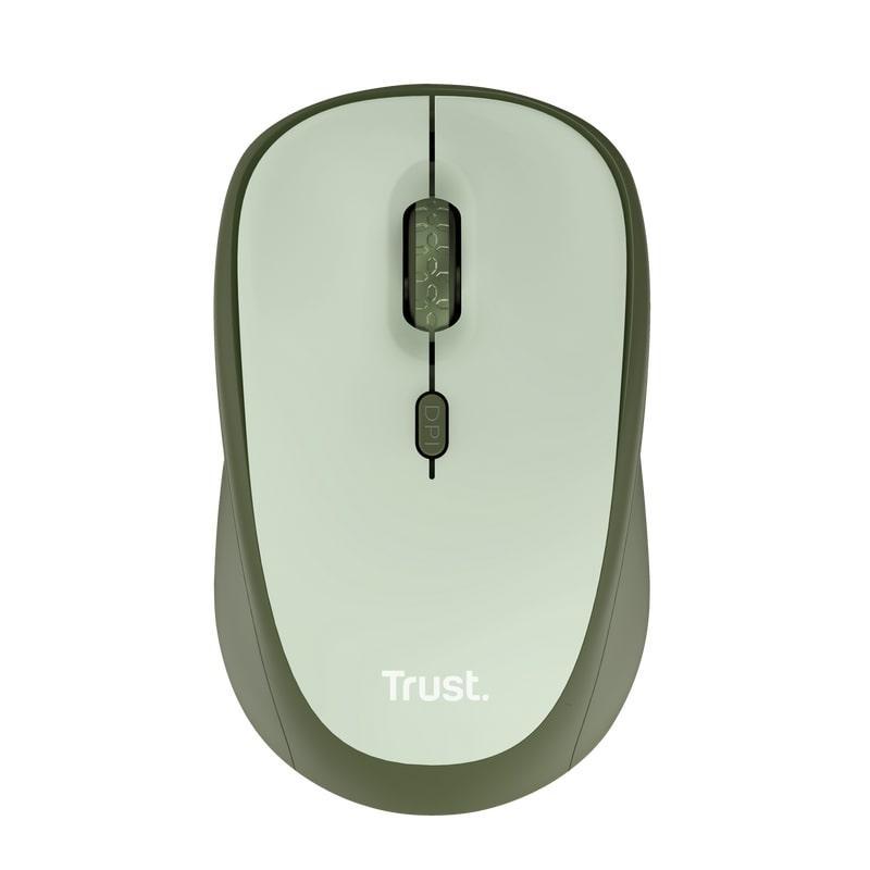 Trust YVI+ bežični optički miš 800/1600 dpi zeleni