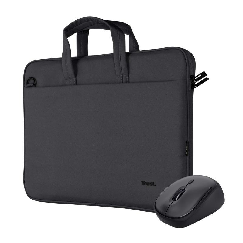 Trust Bologna set torba za laptop i bežični miš crni