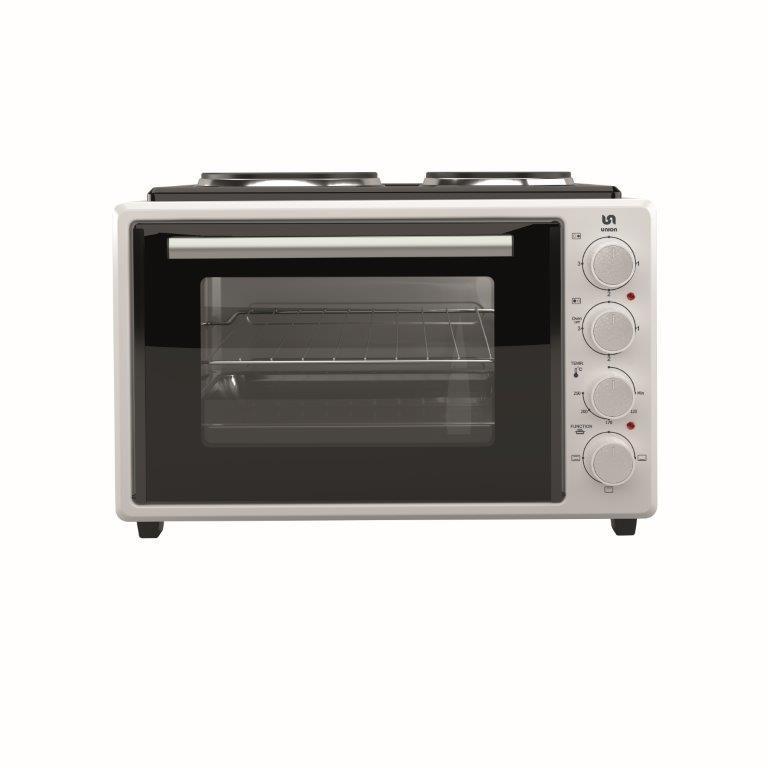 Union UN35-W 2R mini šporet sa dve ringle i rernom 35 l, beli