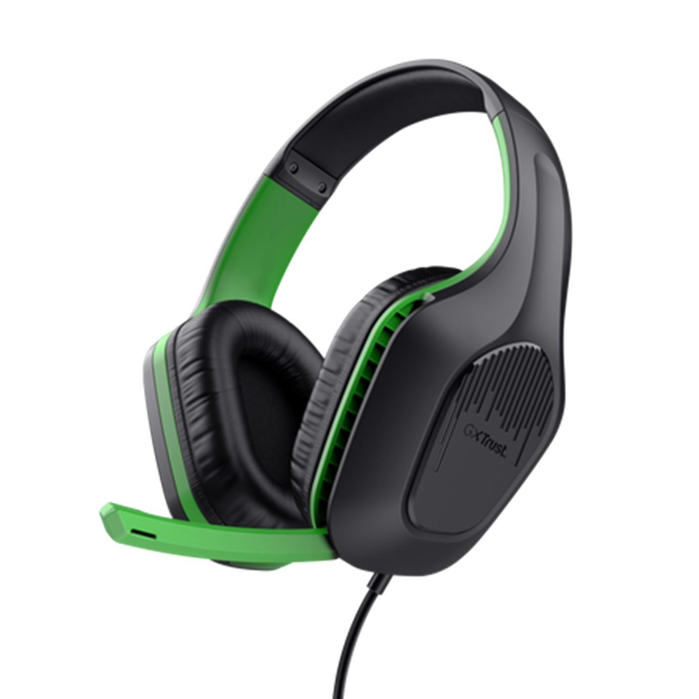 Trust GXT 415X Zirox gaming slušalice za Xbox crne i zelene