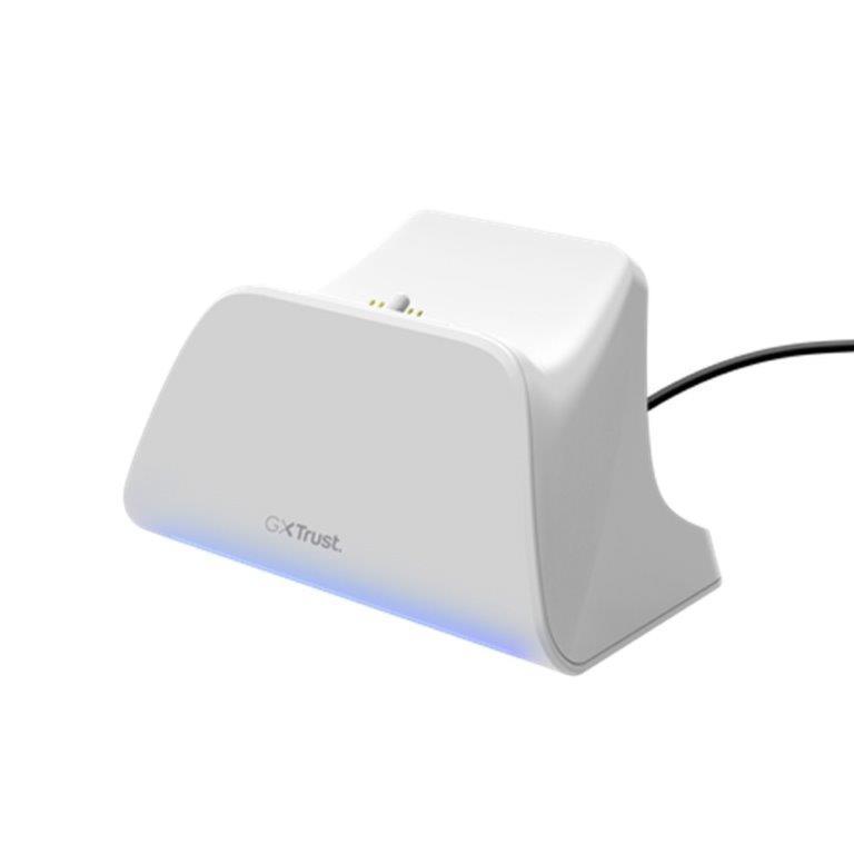 Trust GXT255W Charge Stand stalak za punjenje PS5 kontrolera, beli