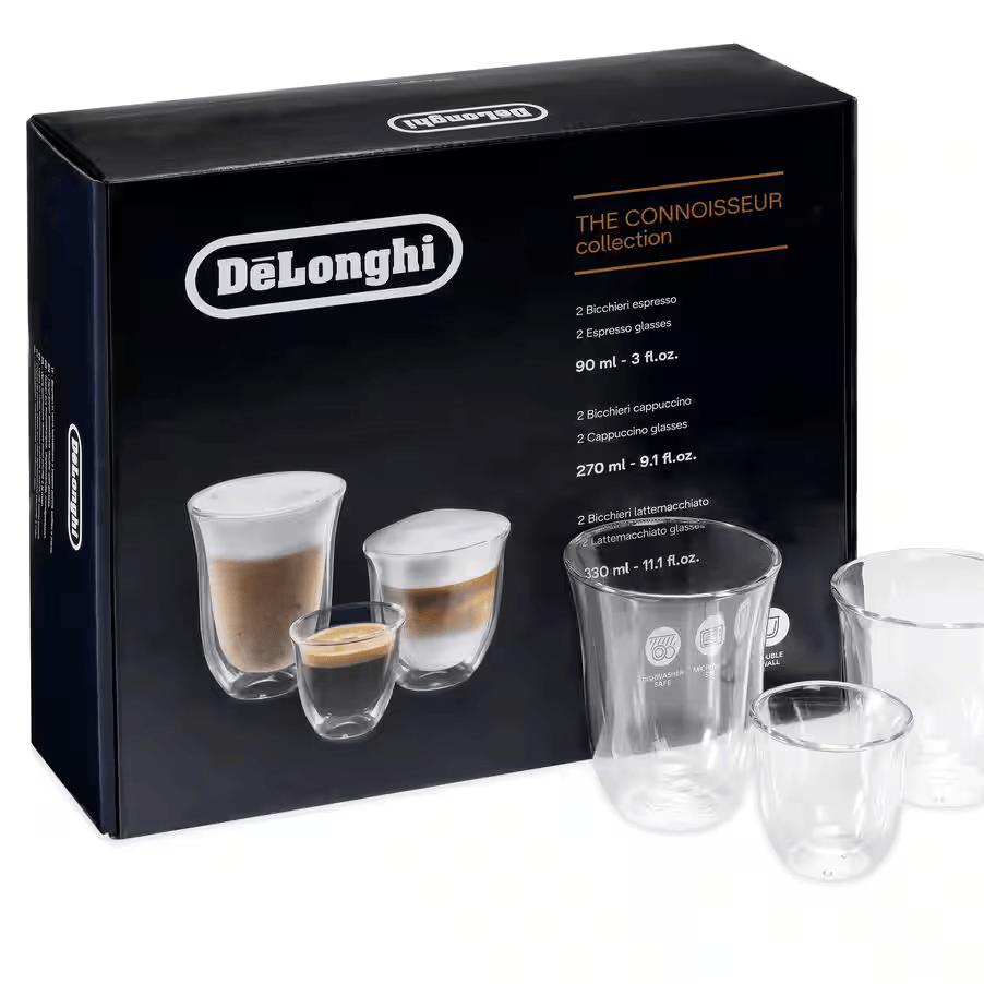 DeLonghi DLSC302 set od 6 čaša za espresso, kapućino i latte macchiato