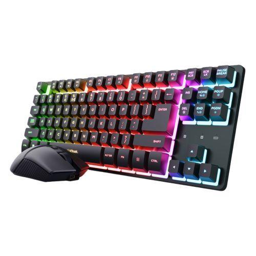 Trust GXT 832 Thado bežični gejming set tastatura i miš RGB