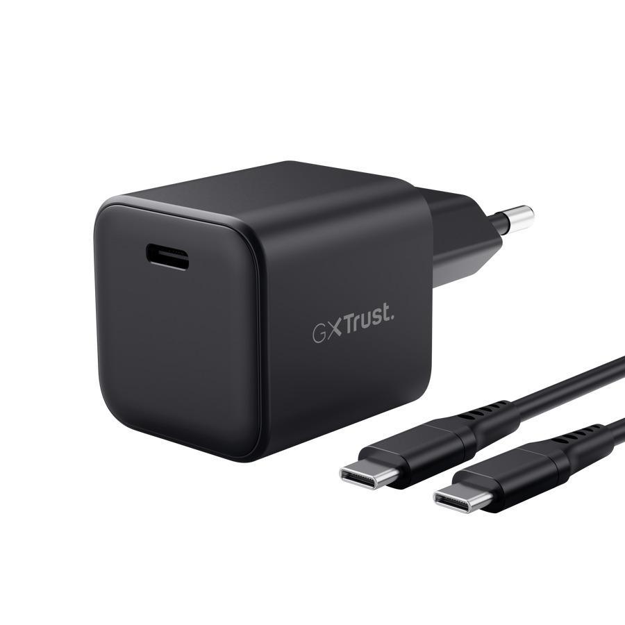 Trust GXT1258 USB-C GaN punjač 65 W za Nintendo Switch 2 sa kablom 2 m