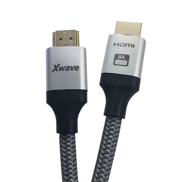 Xwave Kabl HDMI 2.1 8K 3m,UHD,upleten kabl,28+30AWG,golden plate,blister