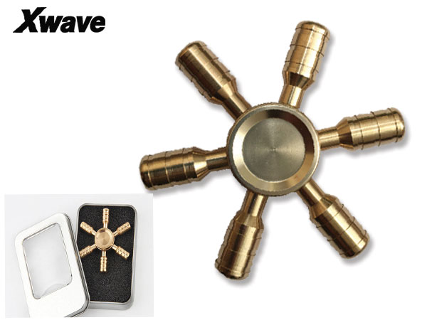 Xwave metalni fidget spinner, model BR 14, zlatni