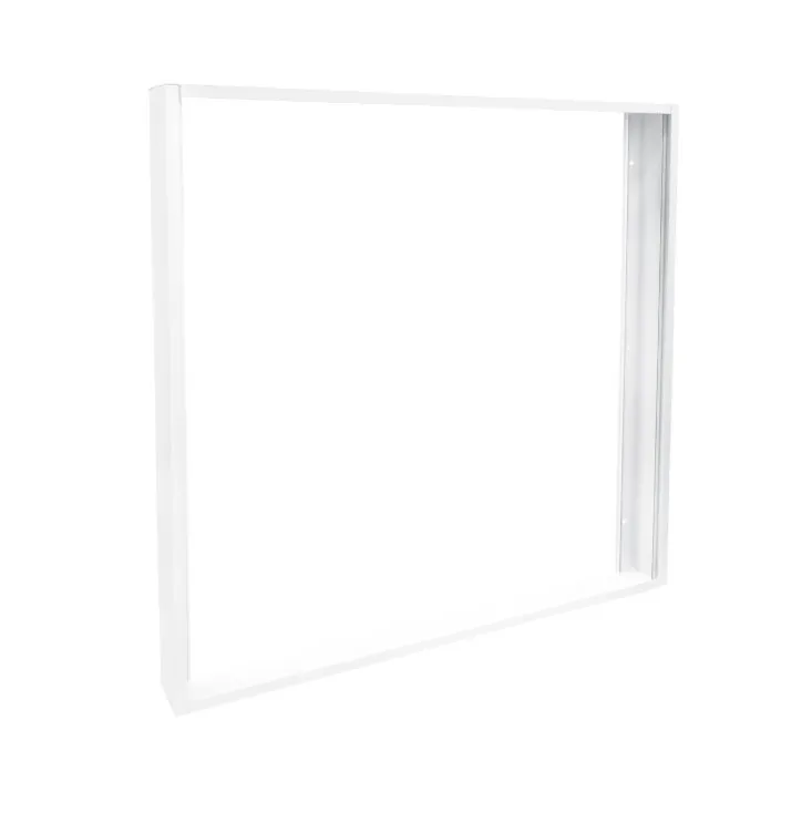 Prosto beli aluminijumski ram za nadgradnu montažu LED panela 595 × 595 × 65 mm