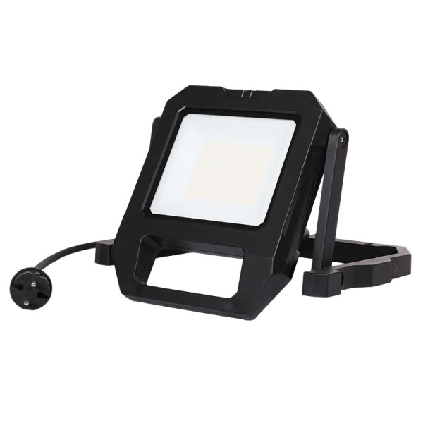 XLED LED reflektor 30 W, 6500 K, IP54, crni