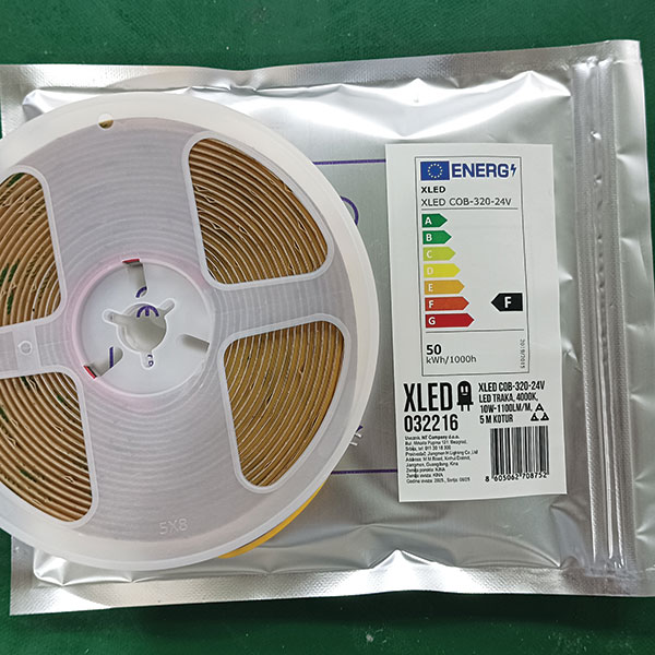 XLED COB LED traka 24 V, 4000 K, 10 W/m, 1100 lm/m, 5 m