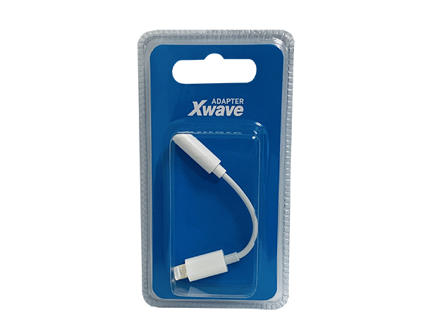 Xwave Lightning na 3,5 mm audio adapter 0,1 m, beli