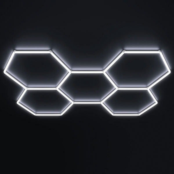 XLED Hexagon LED rasveta 5 glava, 192 W, 6500 K