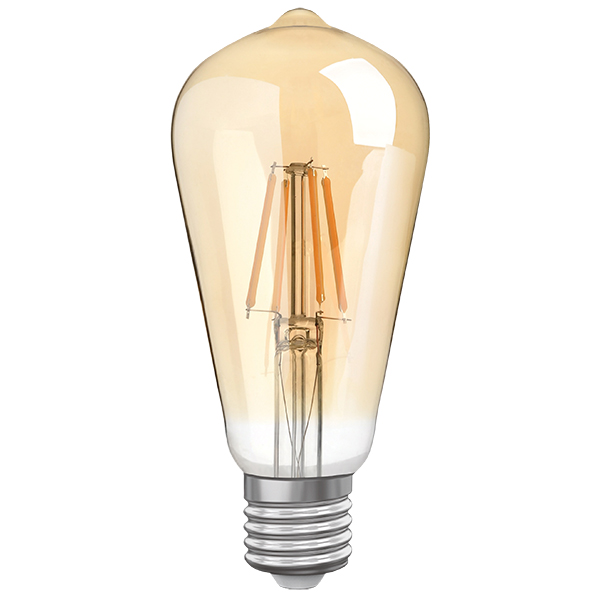 Xwave E27 LED filament sijalica ST64 6W 2200K, 600 lm