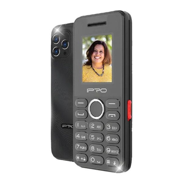 IPRO A36 crni telefon sa tasterima, 2G, 2500 mAh, TRI-SIM