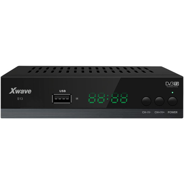 Xwave S13 H.265 DVB-T2 digitalni prijemnik sa HDMI i USB priključkom
