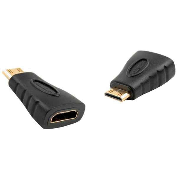 Xwave HDMI na mini HDMI adapter, HDMI ženski na mini HDMI muški, crni