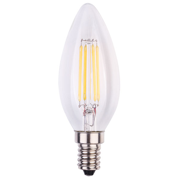 XLED E14 4 W filament LED sijalica 2700 K, 470 lm, C37