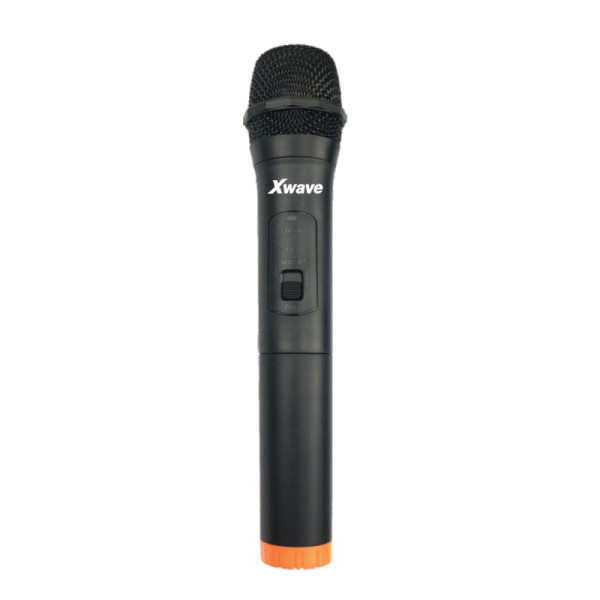 Xwave bežični UHF mikrofon, 660 MHz, domet 20 m, crni