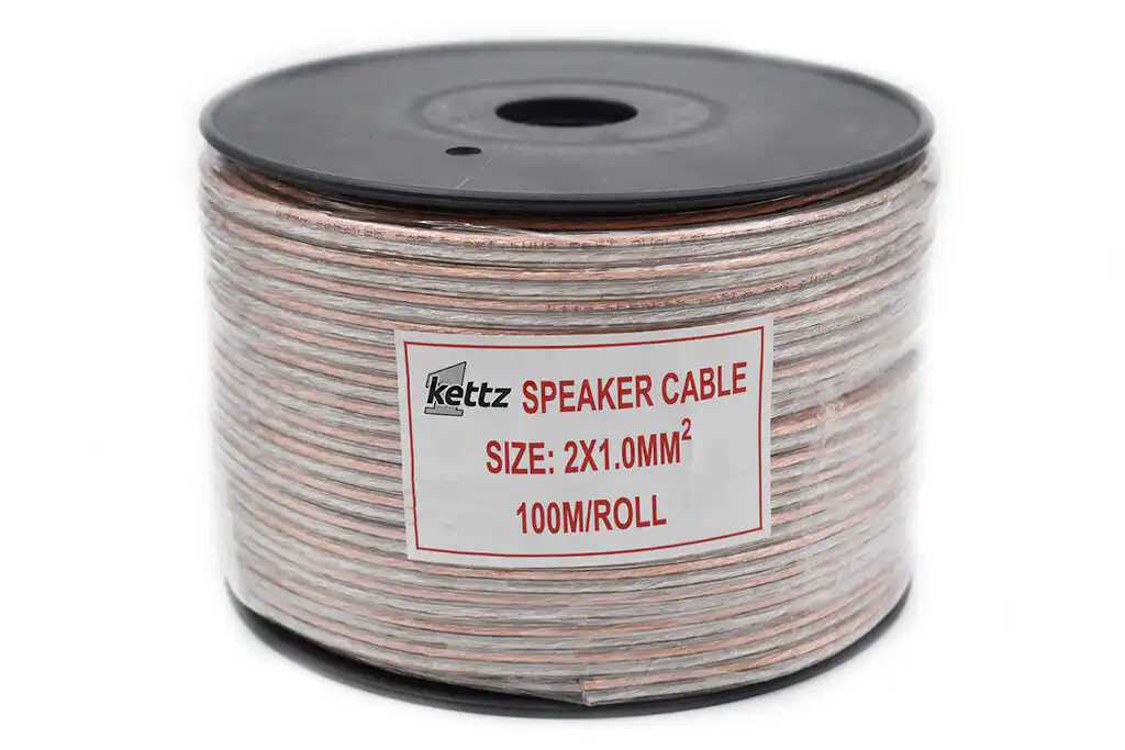 Kettz ZK-100 zvučnički kabl 2×1,0 mm², rolna 100 m