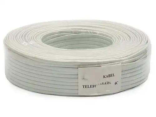 Kettz KT-TC100W telefonski kabl 4-žilni, rolna 100 m