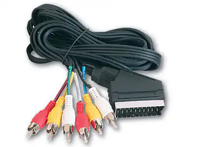 SCART na 6×RCA kabl 1,5 m
